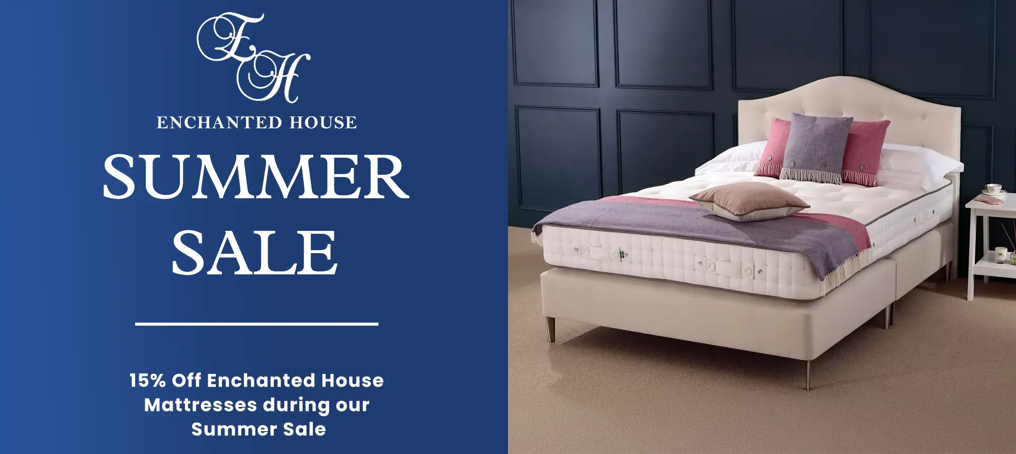 15% Off Enchanted House Mattresses during the Summer Sale