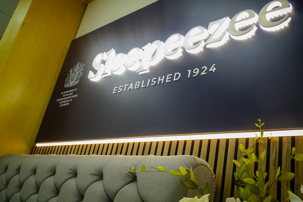 Sleepeezee Promotional Stand