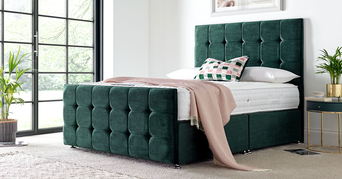 MiDesign Jesmond High Foot Bed Frame Linthorpe Beds