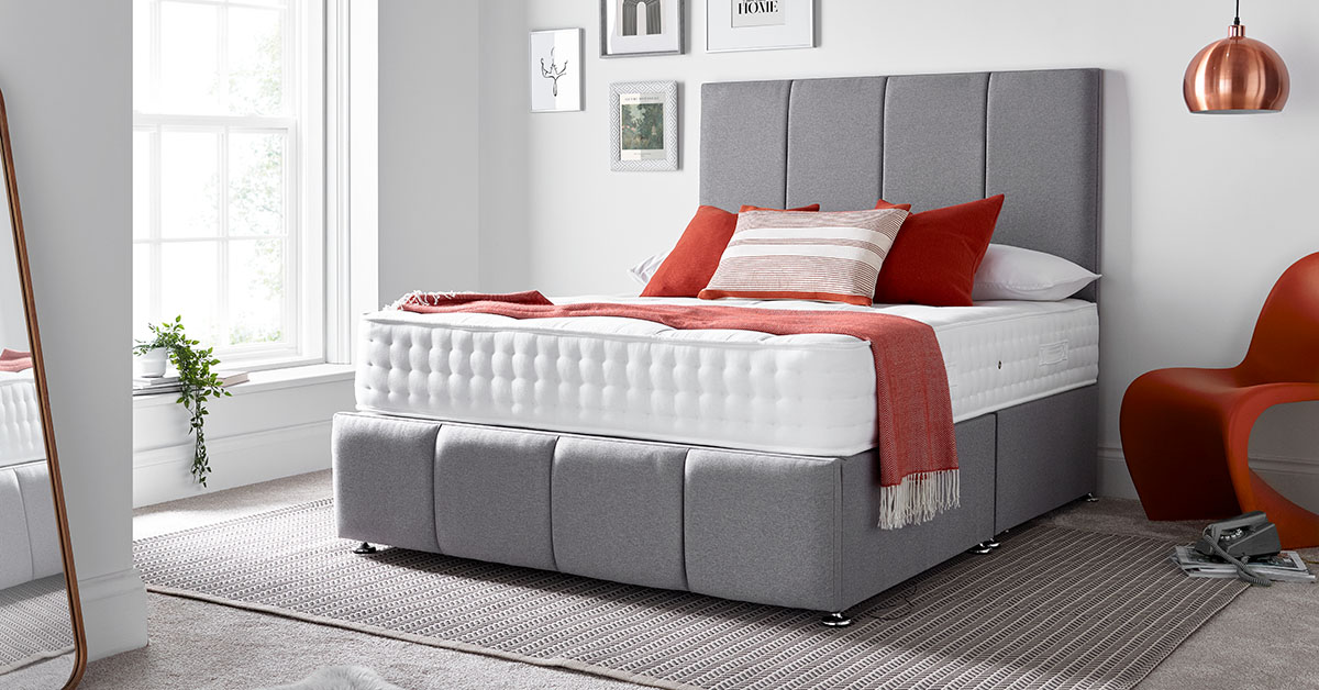 Deepsleep Grey Rider Deepsleep Madison Low Foot Bed Frame | Linthorpe Beds