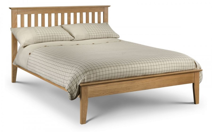 Julian Bowen Salerno Solid Oak Bed Frame