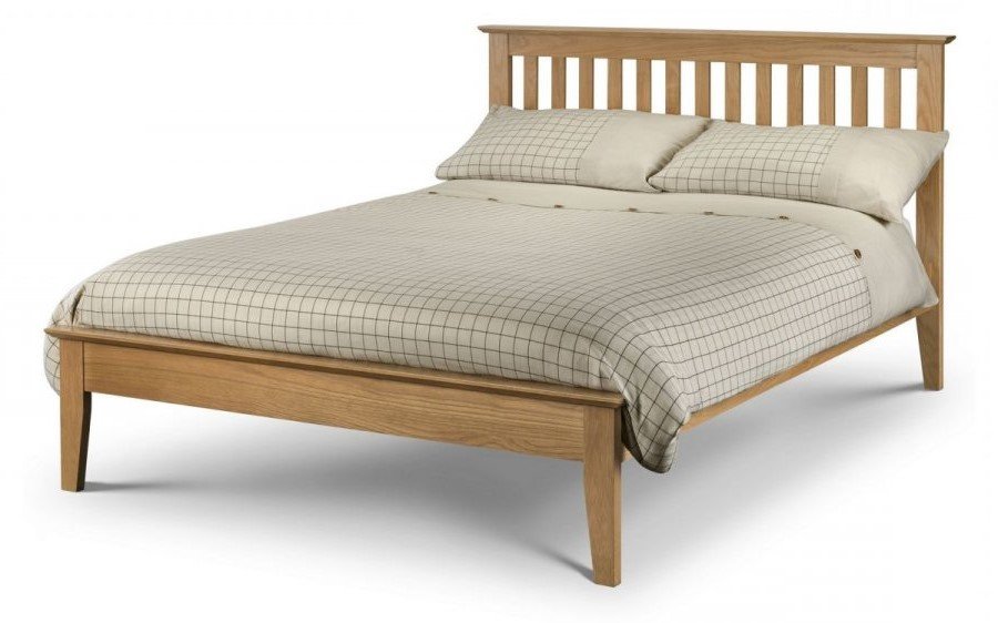 Julian Bowen Salerno Solid Oak Bed