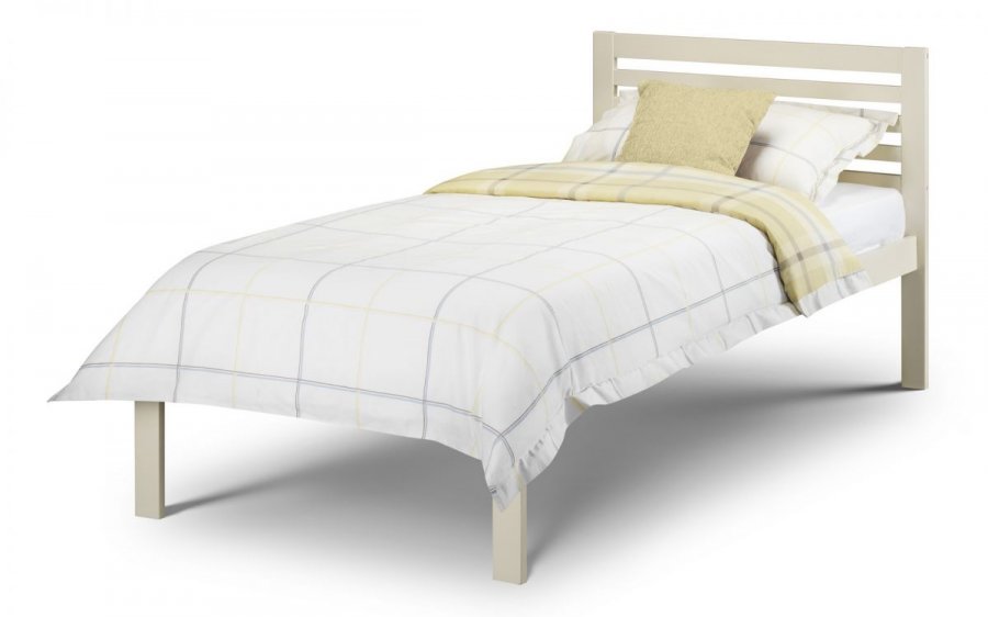 Julian Bowen Slocum White Wooden Bed Frame