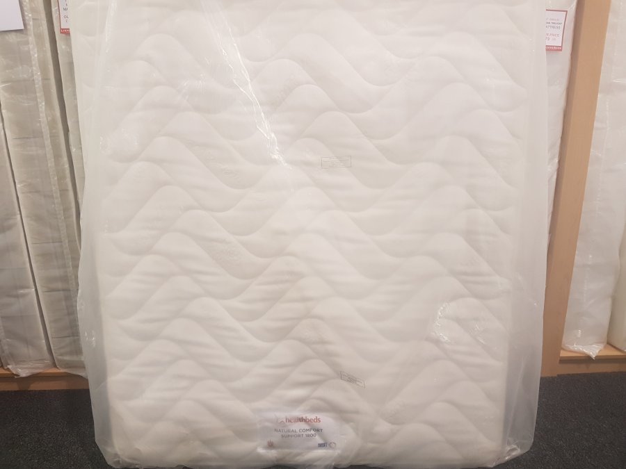 Double Health Beds 1800 Natural Mattress *Display Model*