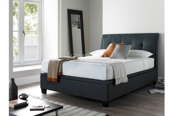 Kaydian Accent Ottoman Storage Fabric Bed Frame