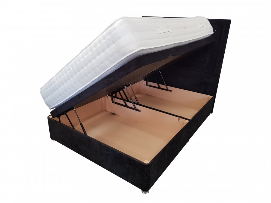 Bronze 1500 Custom Double Ottoman Bed