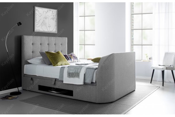 Kaydian Barnard TV Bed Ottoman Fabric Bed Frame