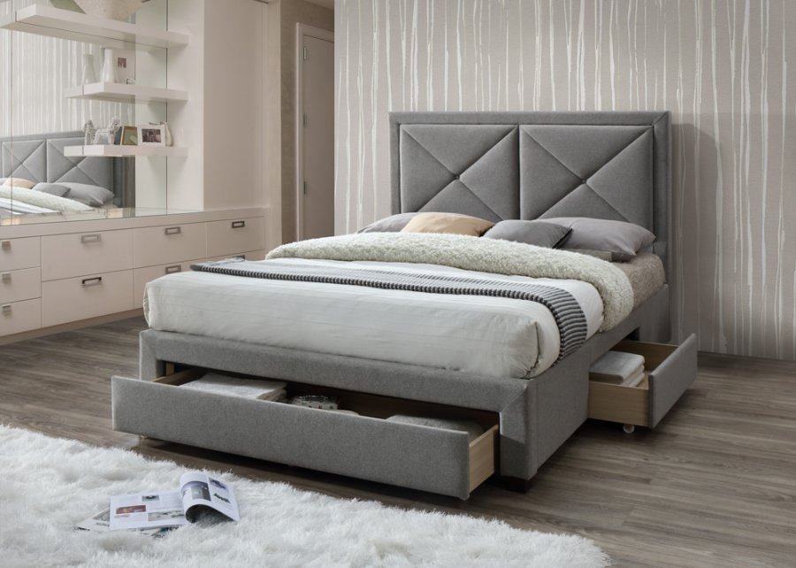 Limelight Cezanne Bed (Grey)