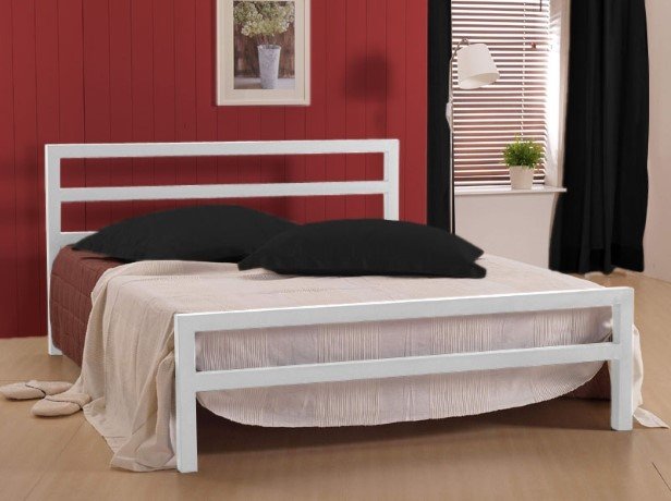 Time Living City Block Metal Bed