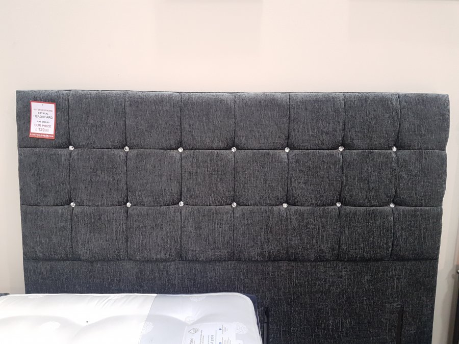 Super King Size Crystal Headboard *Display Model*