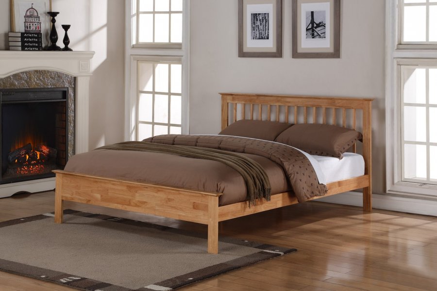 Flintshire Pentre Oak Bed Frame