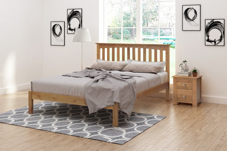 Flintshire Gladstone Oak Bed Frame