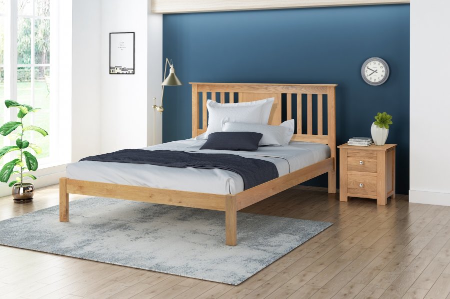 Flintshire Glynne Solid Oak Bed Frame