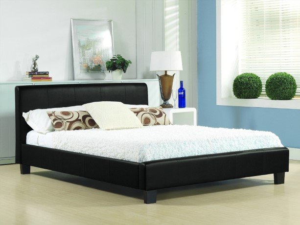 Time Living Hamburg Faux Leather Bed Frame