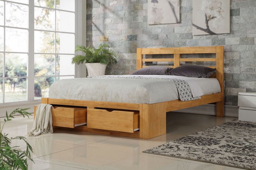 Flintshire New Bretton Oak Bed Frame