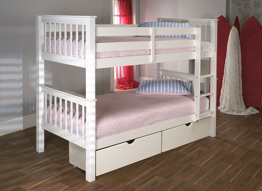 Limelight Pavo White Pine Wooden Bunk Bed