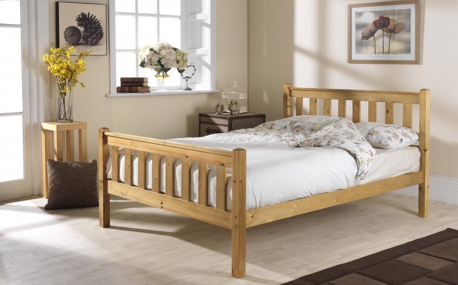 Friendship Mill Shaker High Foot End Bed Frame