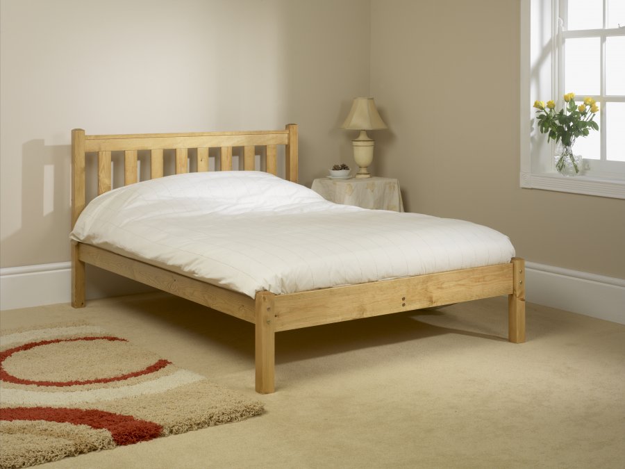 Friendship Mill Shaker Low Foot End Bed Frame (Antique Pine)