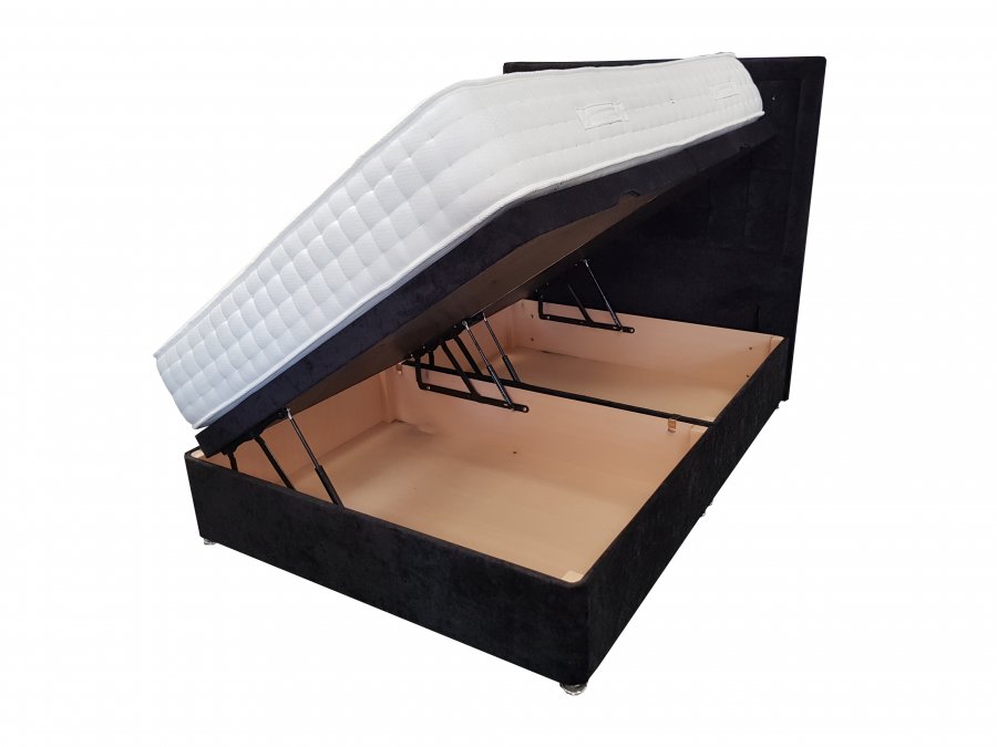 Tuscan Breeze Custom King Size Ottoman Bed