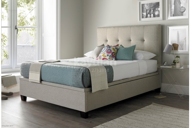 Kaydian Walkworth Ottoman Storage Fabric Bed Frame