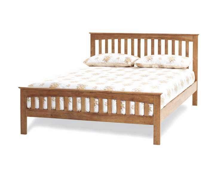 Serene Amelia Honey Oak Bed