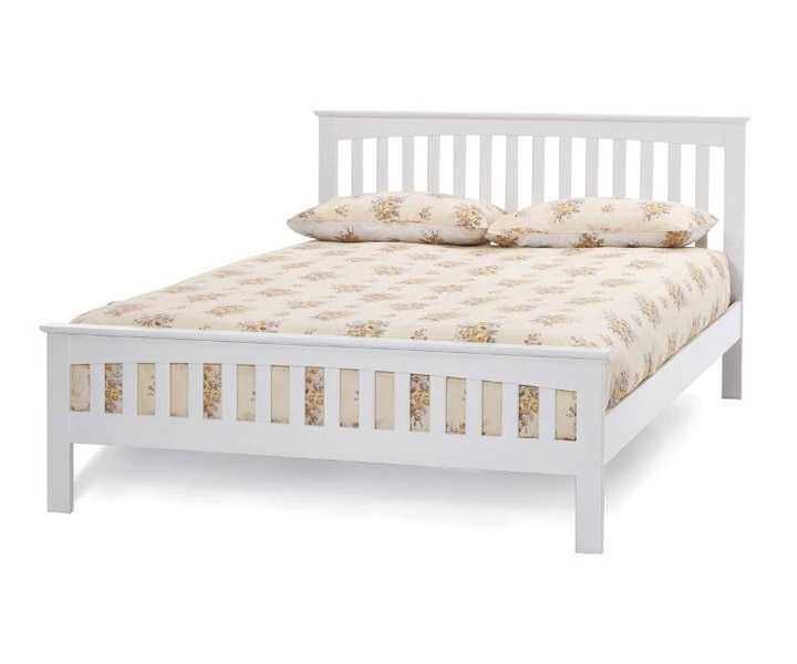 Serene Amelia Opal White Bed