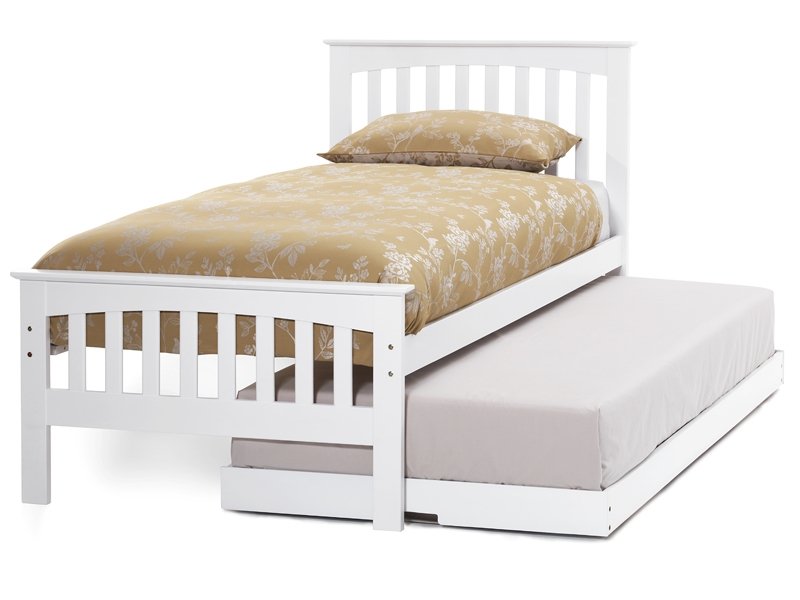 Serene Amelia Opal White Guest Bed