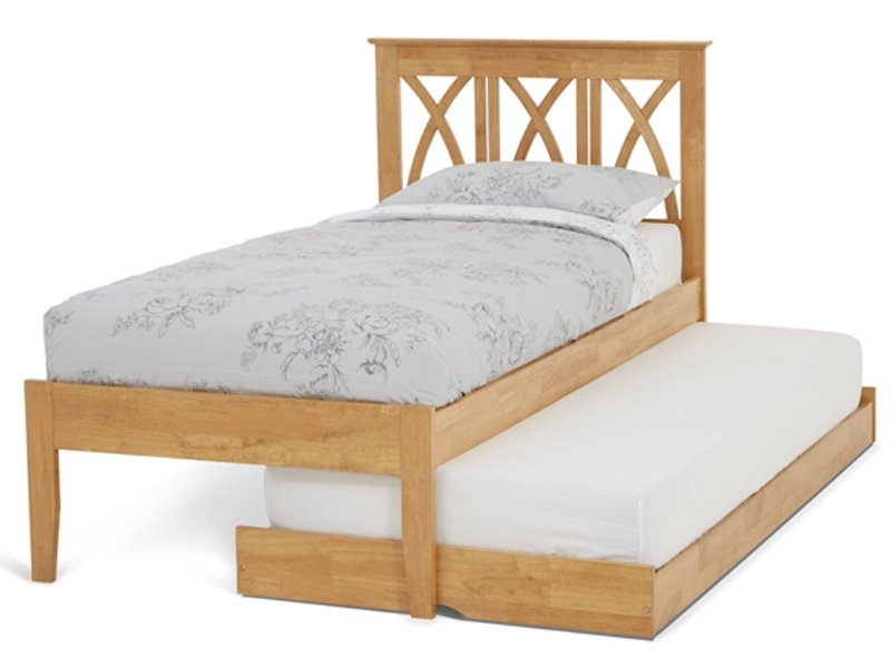 Serene Autumn Honey Oak Guest Bed