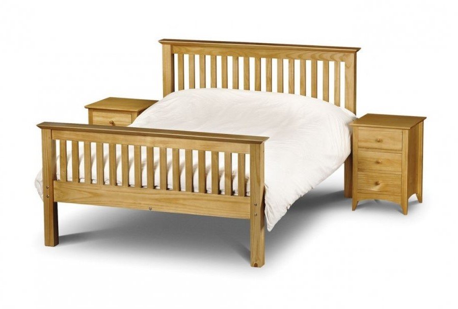 Julian Bowen 4'6" Barcelona Bed High Foot End Bed