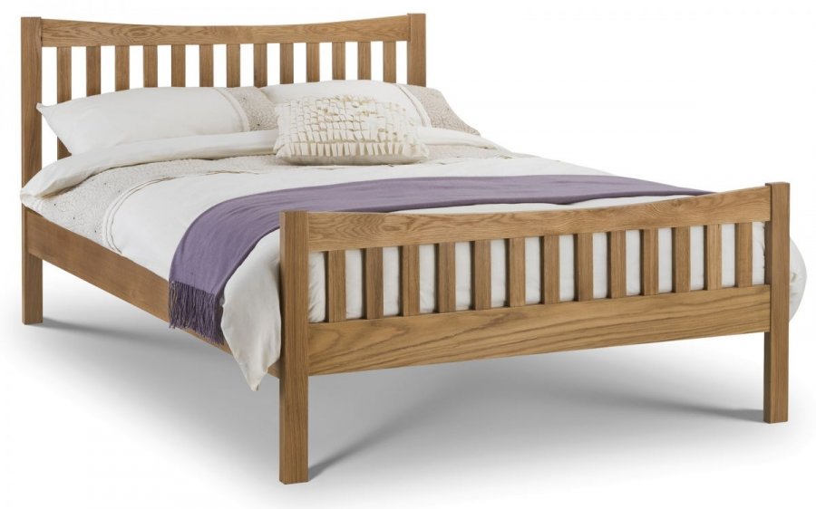 Julian Bowen Bergamo Solid Oak Bed Frame