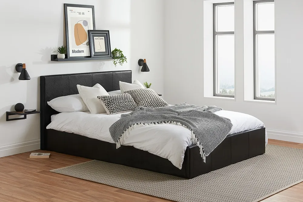 Birlea Berlin Faux Leather Ottoman Bed Frame