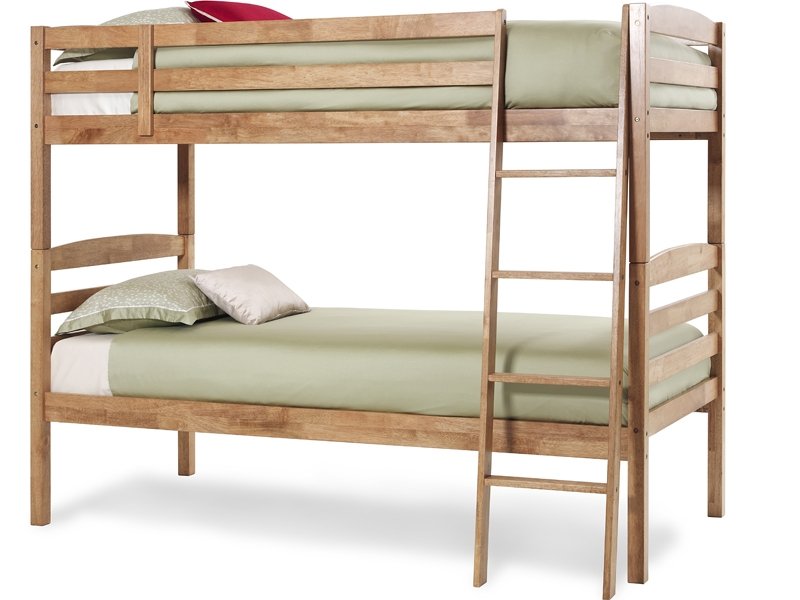 Serene Brooke Honey Oak Bunk Bed