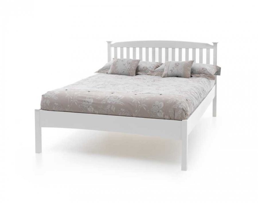 Serene Eleanor Opal White Low Footend Bed
