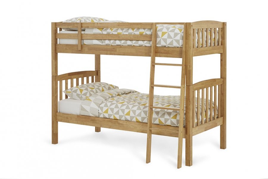 Serene Ella Honey Oak Bunk Bed