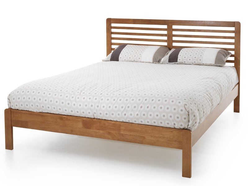 Serene Esther Honey Oak Bed