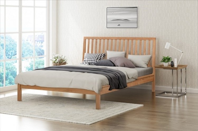 Flintshire Rowley Smoked Oak Bed Frame