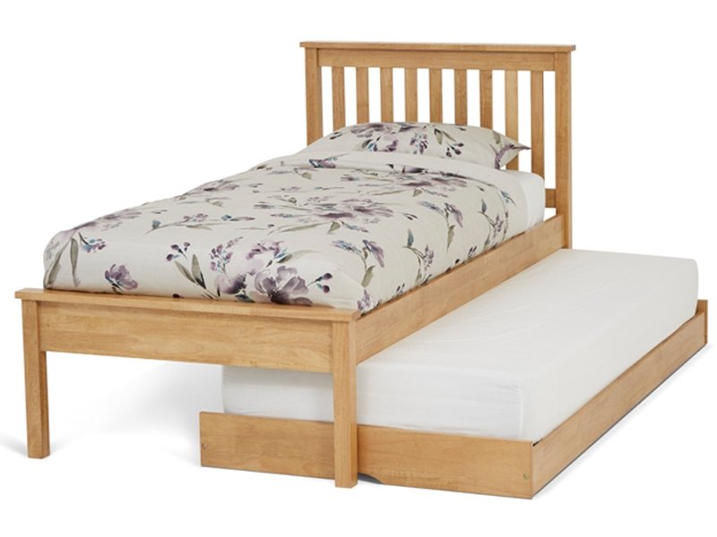 Serene Heather Honey Oak Guest Bed