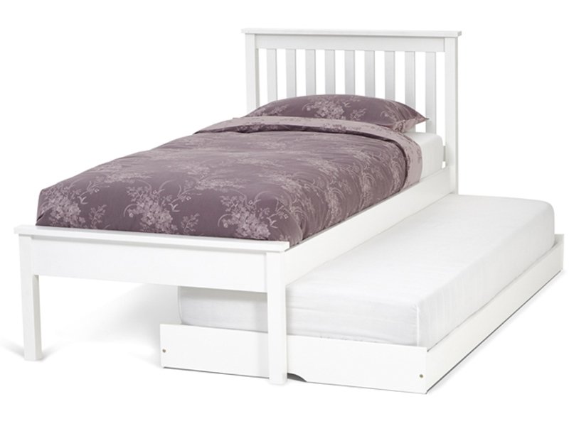 Serene Heather Opal White Guest Bed