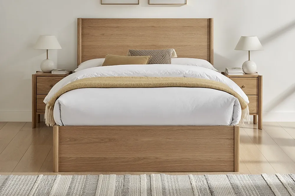 Limelight Jasmine Oak Ottoman Bed Frame