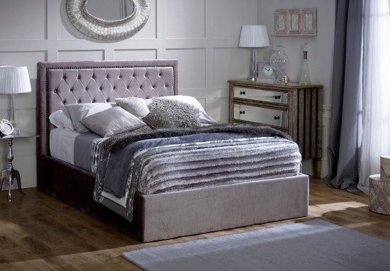 Limelight Rhea Fabric Storage Bed