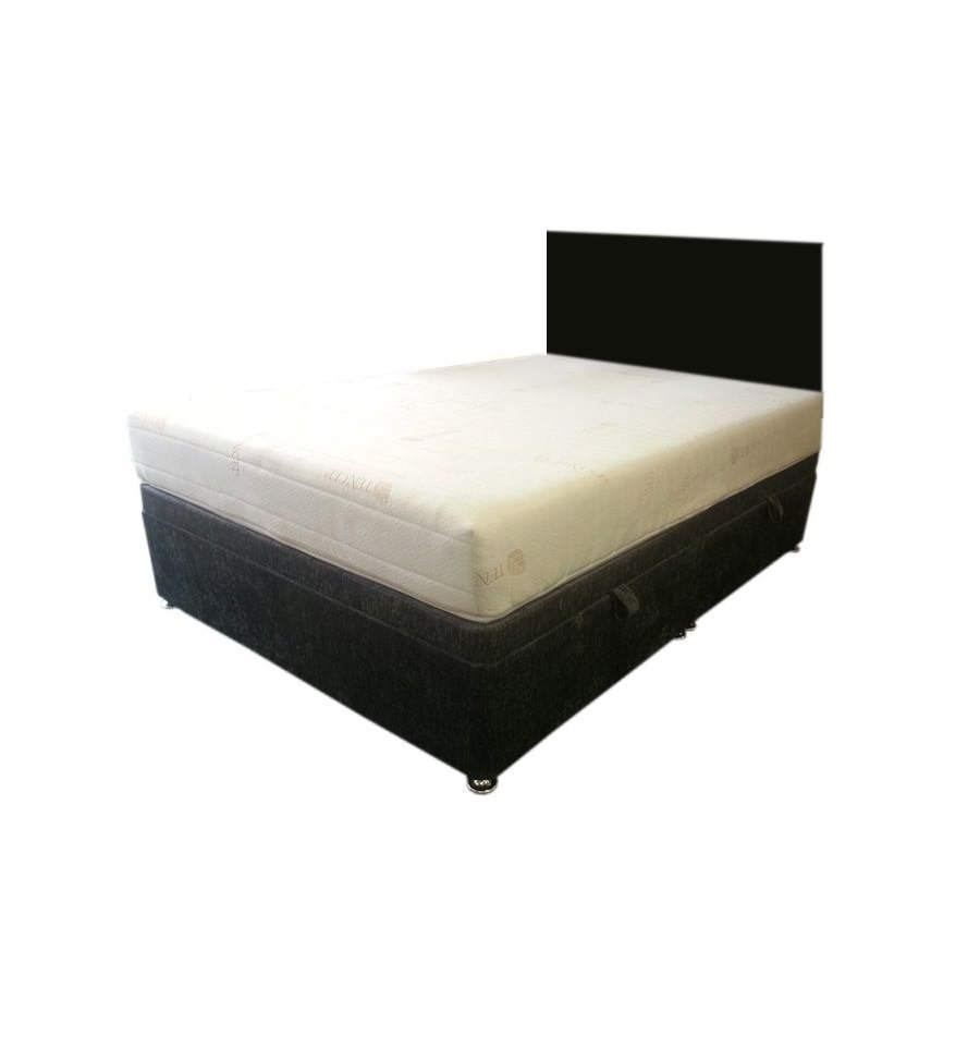 Tencel Custom Super King Size Ottoman Bed