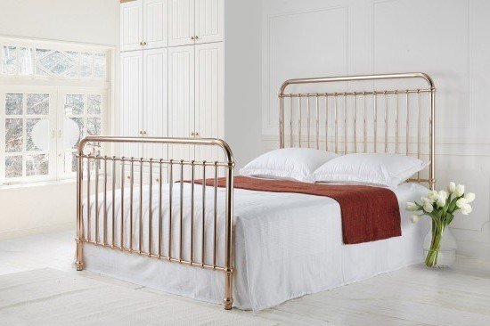 Time Living Rose Metal Bed Frame
