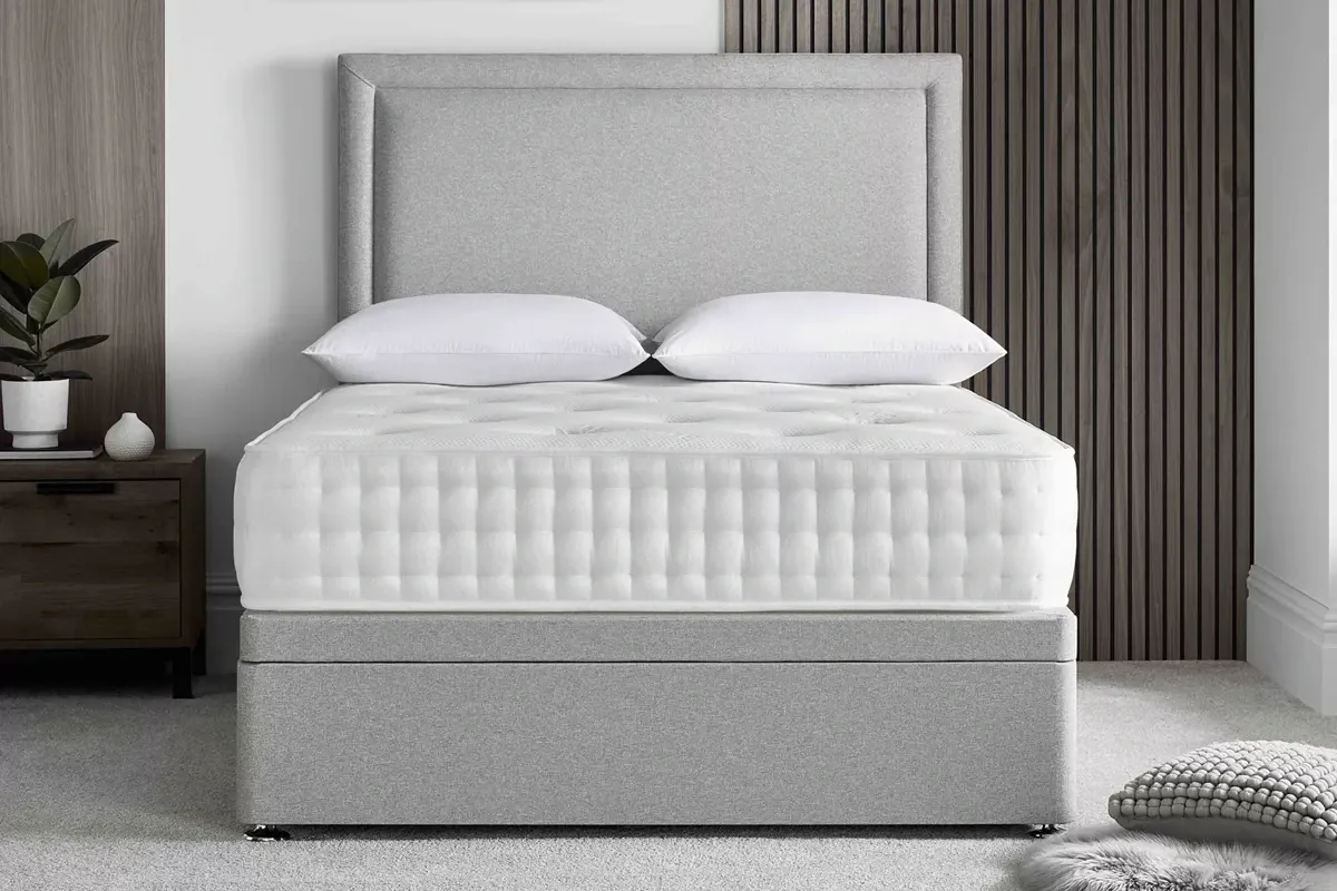 Santorini Sunset Custom Double Size Bed