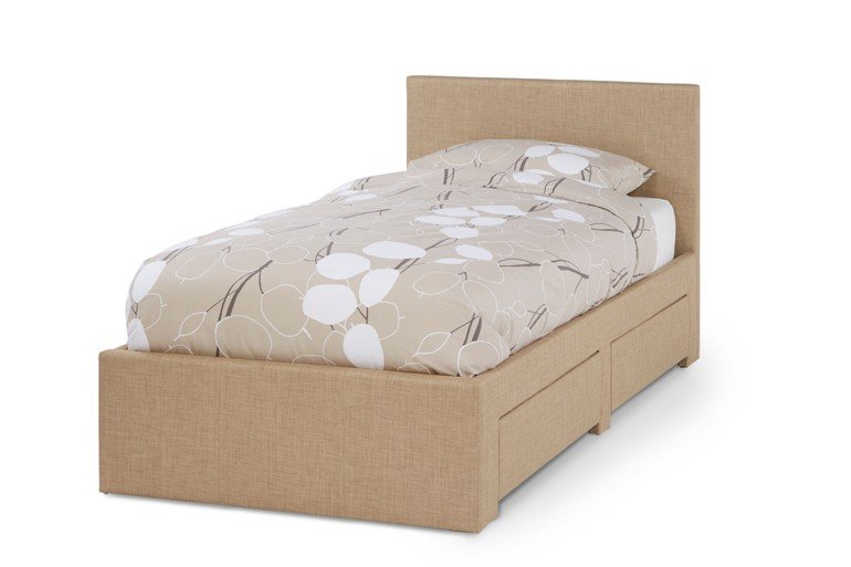 Serene Scarlett Fabric Storage Bed