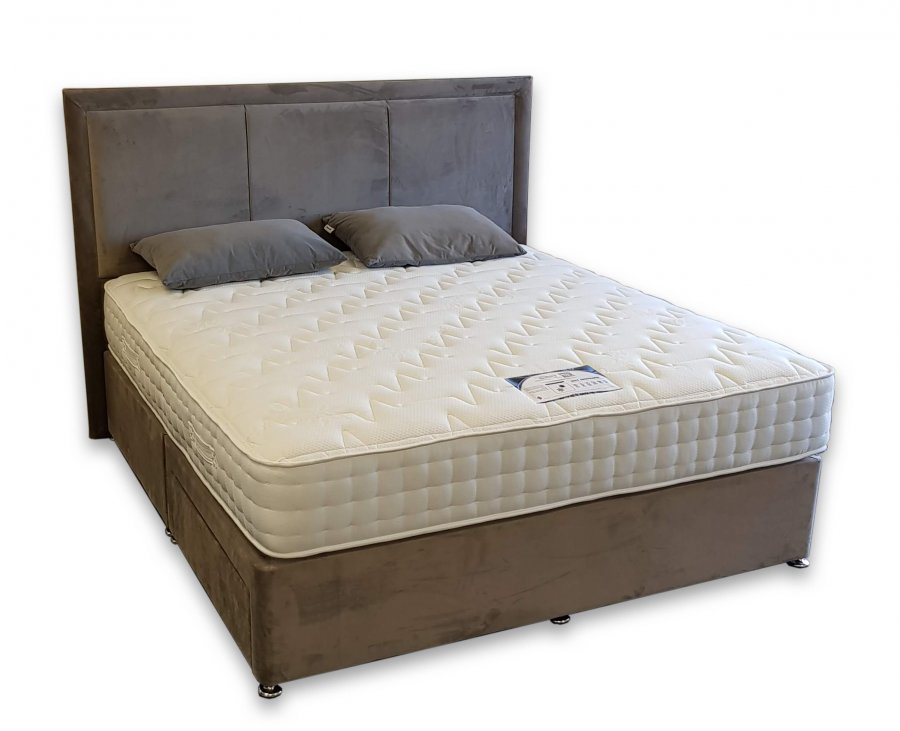 Super King Sensations 1500 Divan Set with FREE HEADBOARD