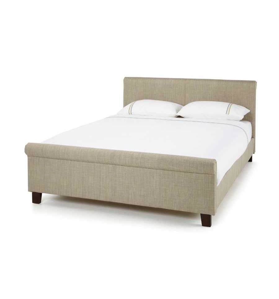 Serene Hazel Fabric Bed