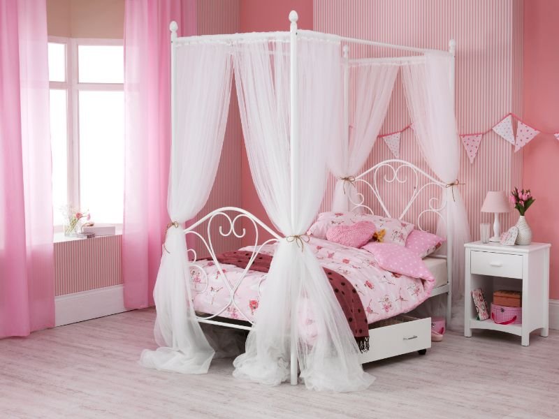 Serene Isabelle 4 Poster Kids Bed Frame