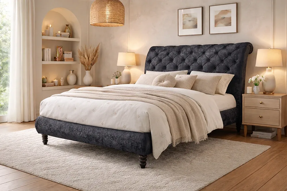 Time Living Venice Sleigh Bed