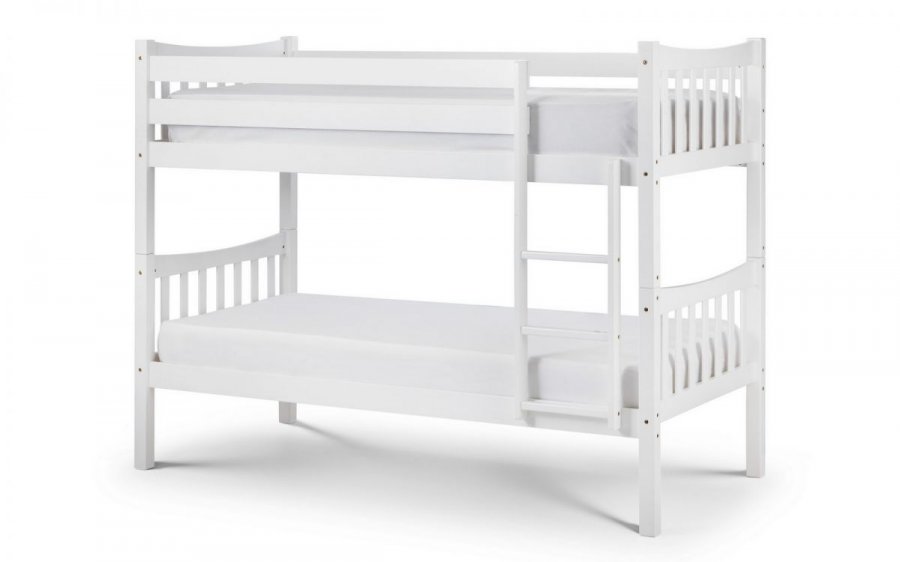 Julian Bowen Zodiac White Wooden Bunk Bed